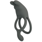 Pretty Love Seth Master Vibrating Cock Ring Grey Vibrating Cock Rings