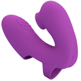 Pretty Love Athena Rechargeable Silicone Finger Vibrator Purple Finger and Tongue Vibrators