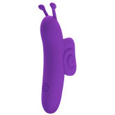 Pretty Love Snail Rechargeable 10 Function Clitoral Massager Purple Clit Ticklers and Pulsators