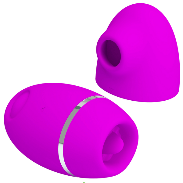 Pretty Love 4 in1 Thumping Shakira Clitoral Vibrator Purple Clit Ticklers and Pulsators