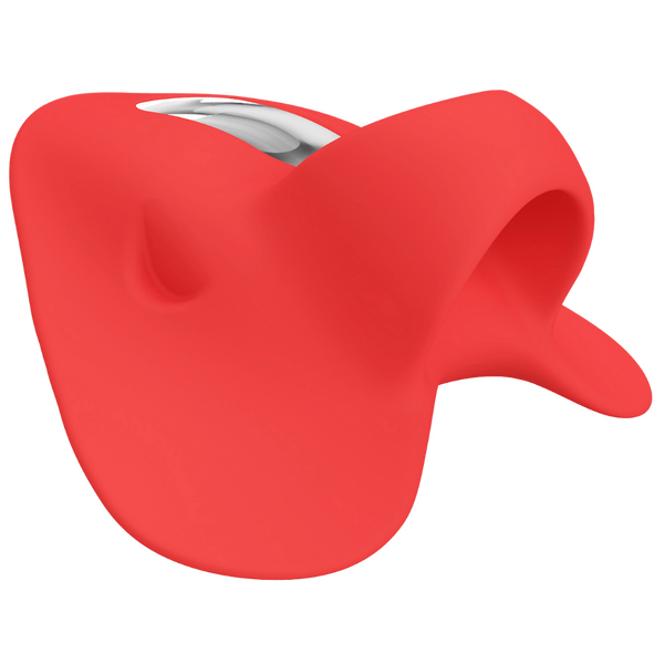 Pretty Love Carnation Rechargeable Finger Vibrator Red Finger and Tongue Vibrators