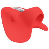 Pretty Love Carnation Rechargeable Finger Vibrator Red Finger and Tongue Vibrators