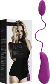 B Swish Bnaughty Deluxe 6 Function Remote Controlled Kegel Exercisers Raspberry Love Eggs and Kegel Exercisers