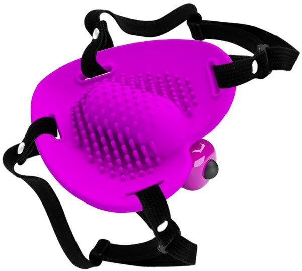 Pretty Love Heartbeat Vibrating Clitoral Massager Purple Clit Ticklers and Pulsators