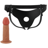 Pretty Love Stark Universal Strap On Harness With 6.9 Dildo Inch Flesh Strap On Sextoys