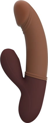 Pretty Love Kane Rechargeable Rabbit Shape G Spot Massager Brown Rabbit Vibrators