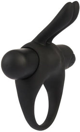La Viva Babbitty Rabbitty Stretchy Silicone Cock Ring Black Stretchy Cock Rings