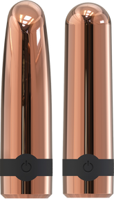 La Viva Quake Ammo 10 Function Bullet Vibrator Rose Gold Bullet Vibrators