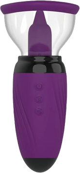 La Viva Clitonator Multi Function Clitoral Vibrator Purple Clit Ticklers and Pulsators