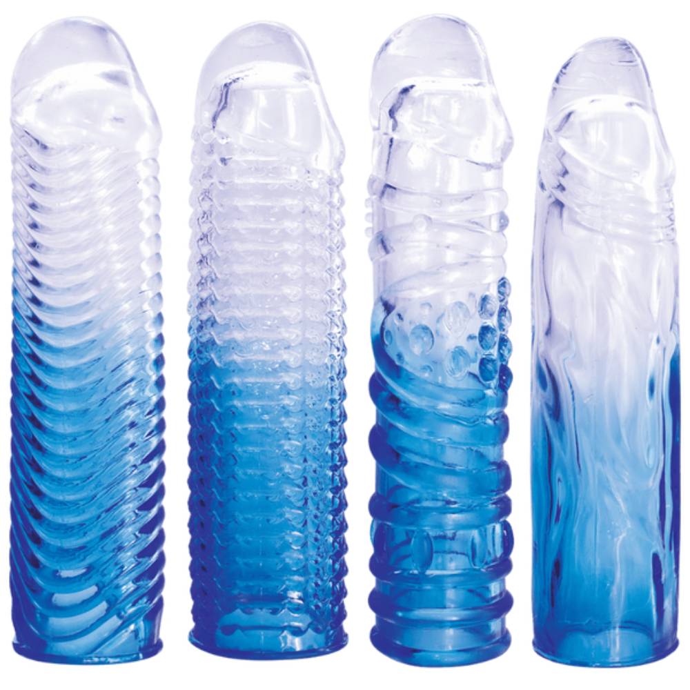 Massive 4 in 1 Soft Male Penis Extension Sleeve Penis Sleeves and Extenders