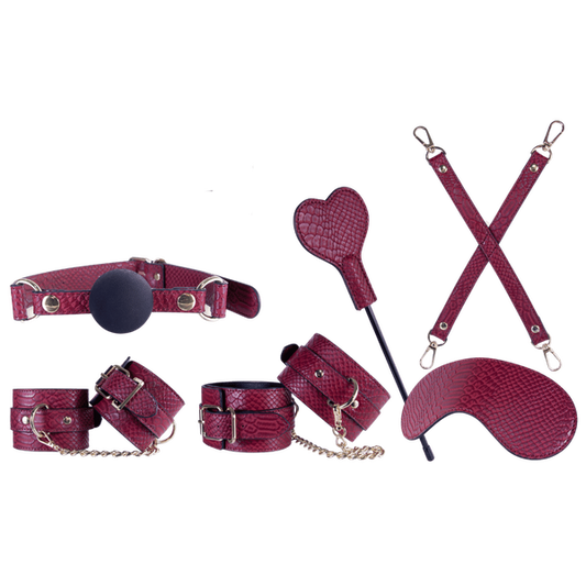 Excellent Power Sovereign Luxury Bondage Set Red Bondage Kits