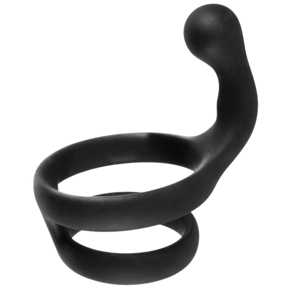 Excellent Power Cock Ring with Clitoral Stimulator Black Default Title Stretchy Cock Rings