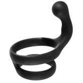 Excellent Power Cock Ring with Clitoral Stimulator Black Default Title Stretchy Cock Rings