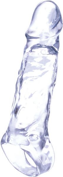 Ice Crystals Collection Penis Length Enhancer 5 Inch Clear - Penis Sleeves and Extenders