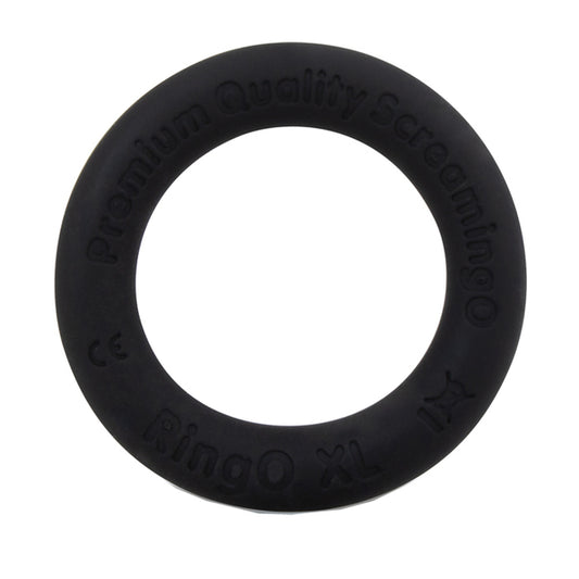Screaming O RingO Ritz XL Stretchy Mens Cock Ring Black - Stretchy Cock Rings