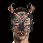 Lovetoy Classic Pup Mask With Removable Muzzle Black Brown Masks And Blindfolds