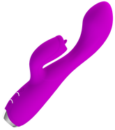 Pretty Love Rechargeable Gloria Silicone Rabbit Vibrator Purple Rabbit Vibrators