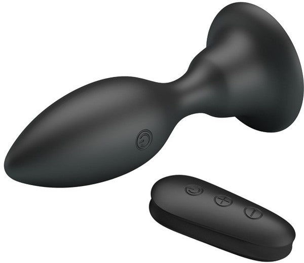 Mr Play High Quality Remote Control Vibrating Anal Plug Black Butt Plugs