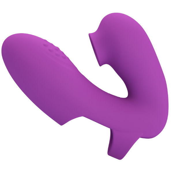 Pretty Love Athena Rechargeable Silicone Finger Vibrator Purple Finger and Tongue Vibrators