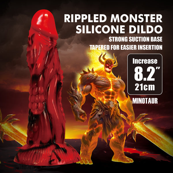 Baile Minotaur Tapered Tip Fantasy Silicone Dildo - Realistic Dildos