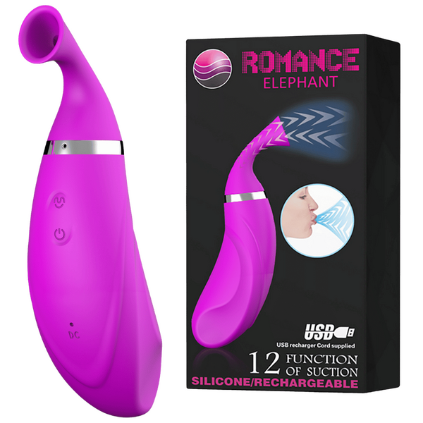 Baile Romance Elephant Rechargeable Clitoral Vibrator Clit Ticklers and Pulsators