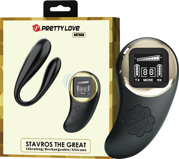 Stavros The Great Nathan Remote Control G Spot Vibrator Black G-Spot Vibrators