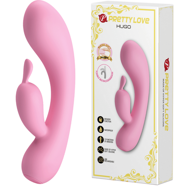 Pretty Love Hugo Rabbit Ear G Spot Vibrator - Rabbit Vibrators