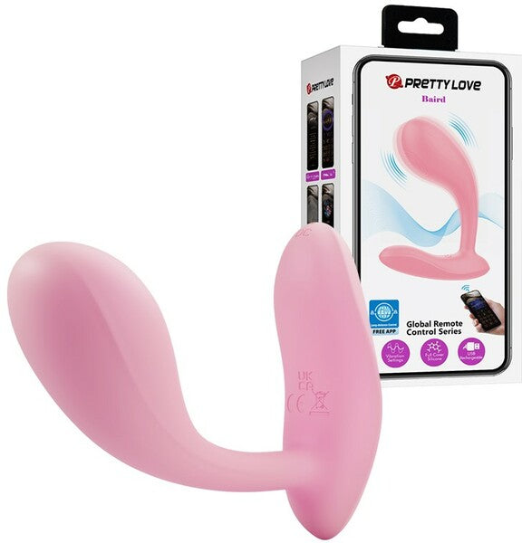 Pretty Love App Control 12 Function Rechargeable Baird Vibrator Pink G-Spot Vibrators