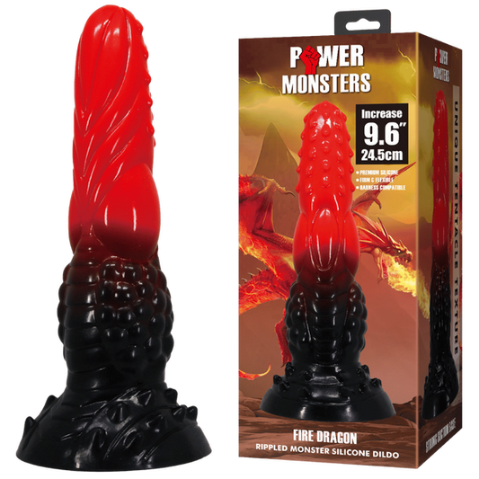 Baile Fire Dragon Monster Silicone Creature Dildo - Realistic Dildos