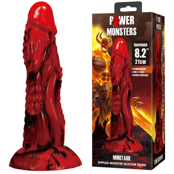 Baile Minotaur Tapered Tip Fantasy Silicone Dildo - Realistic Dildos