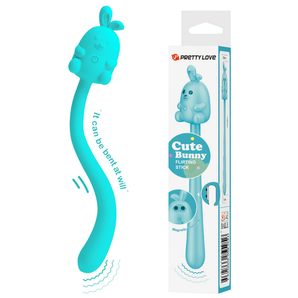 Pretty Love Cute Bunny Flirting Stick Personal Massager Personal Massagers
