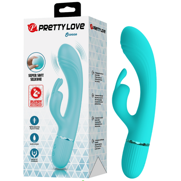 Pretty Love Scocco Dual Motor Silicone Rabbit Massager Rabbit Vibrators