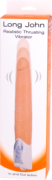 Seven Creations Long John Realistic Thrusting Vibrator Vibrating Dildos