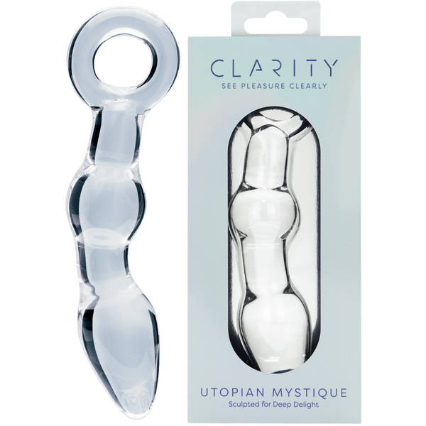 Creative Conceptions Utopian Mystique Glass Anal Dildo Glass Sex Toys