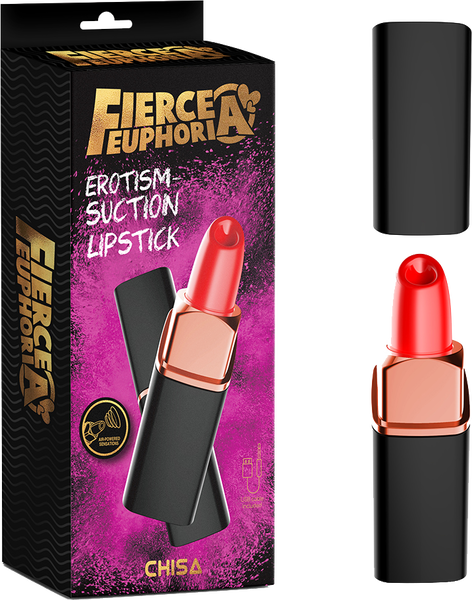 Fierce Euphoria Erotism Suction Lipstick Vibrator Clit Ticklers and Pulsators