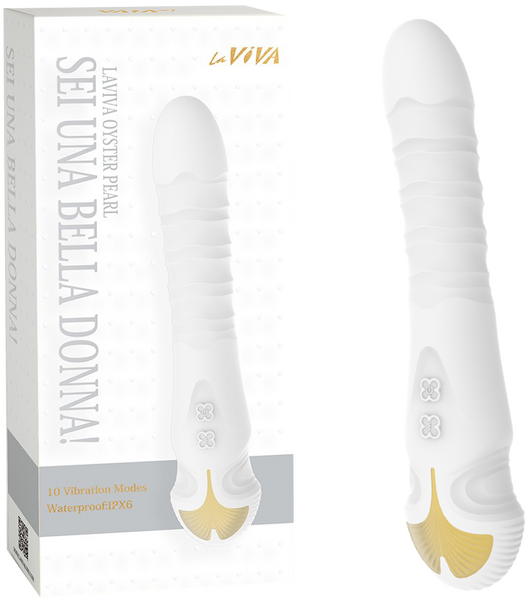 La Viva Sei Una Bella Donna 10 Thrusting Mode G Spot Vibrator White G-Spot Vibrators