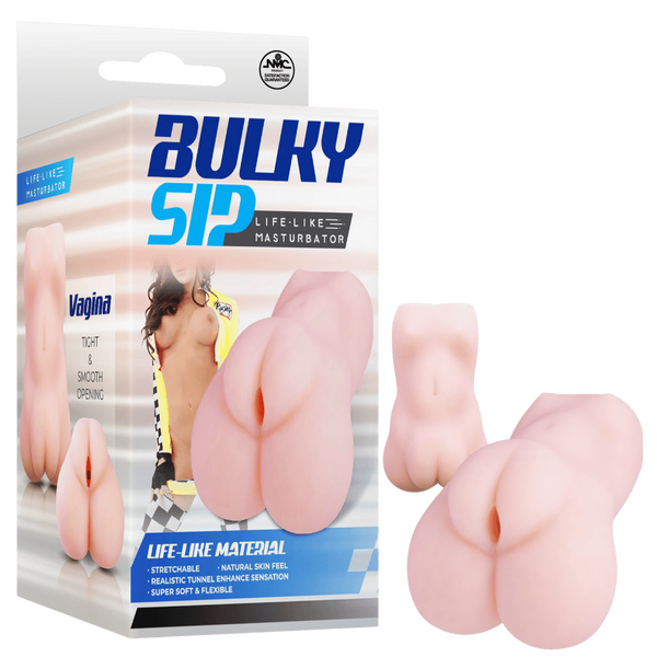 Bulky Sip Stretchable Life Like Vagina Male Masturbator Flesh Masturbators and Strokers