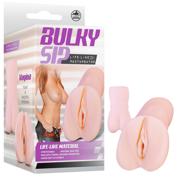 Bulky Sip Super Soft and Flexible Life Like Vagina Masturbator Flesh Masturbators and Strokers