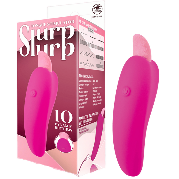 Excellent Power Slurp Slurp Adult Tongue Stimulator Finger and Tongue Vibrators