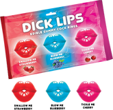 Hott Products Dick Lips Gummy Cock Rings 3 Pack Default Title Party Gifts and Novelties