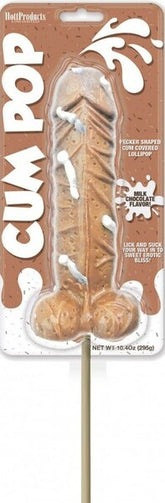 Hott Products Pecker Shaped Cum Covered Lollipops Milk Chocolate Party Gifts and Novelties