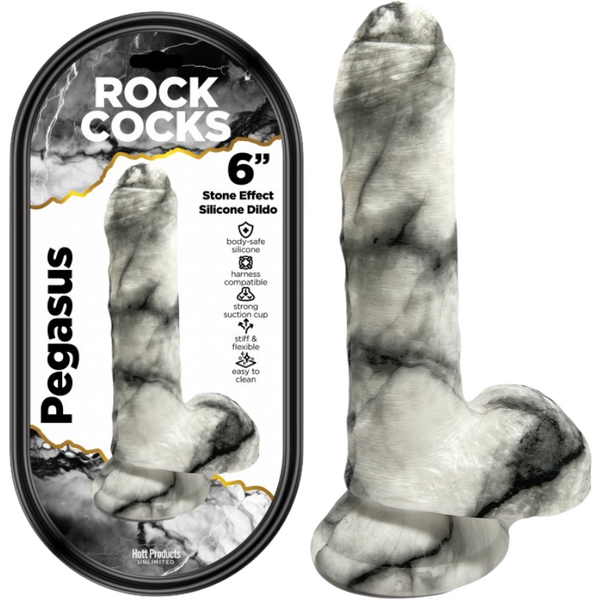 Rock Cocks Pegasus Textured Realistic Dildo 6 Inch Realistic Dildos