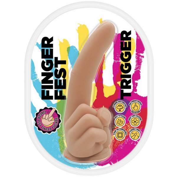Hott Products Trigger Finger Shape Realistic Dong Realistic Dildos