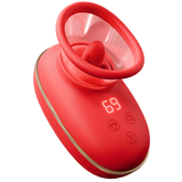 Amovibe Vortex Sucking & Licking Clitoral Stimulator Red Clit Ticklers and Pulsators