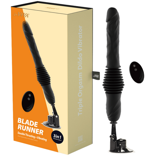 La Viva Blade Runner Double Thrusting & Vibrating Dildo Vibrating Dildos