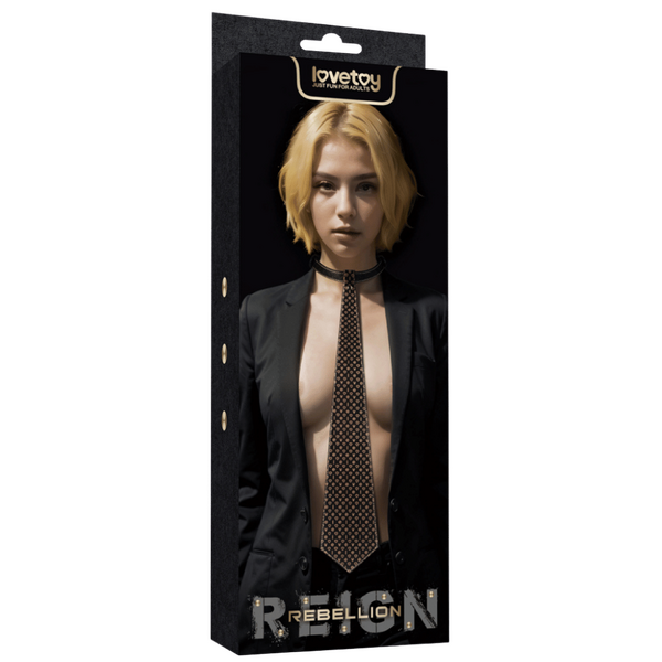 Lovetoy Bondage Tie Collar With Adjustable Strap Collars and Leads