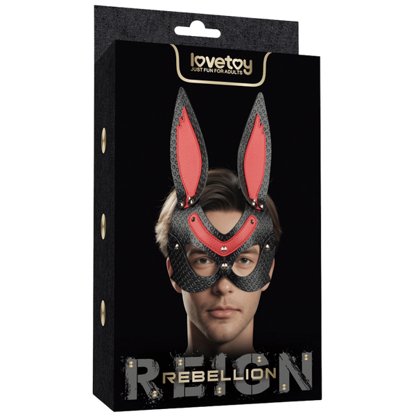 Lovetoy Rebellion Reign Mystery Bondage Bunny Mask - Masks And Blindfolds