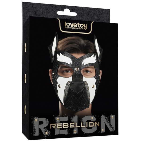 Lovetoy Rebellion Reign Howl Pup Play BDSM Mask Masks And Blindfolds