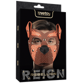 Lovetoy Fox Pup PU Leather Fetish Play Mask Masks And Blindfolds