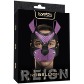 Lovetoy Wicked Pup Play Durable Bondage Mask Masks And Blindfolds